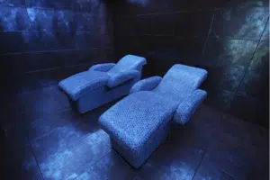 Dos tumbonas térmicas