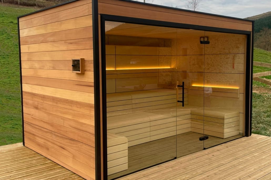 Sauna de madera, wellness en casa