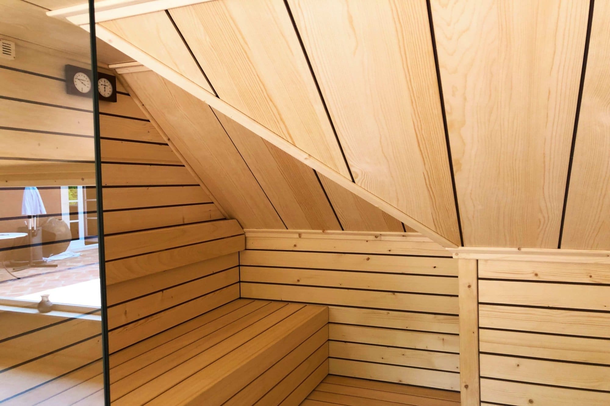 Sauna de madera, wellness para el hogar
