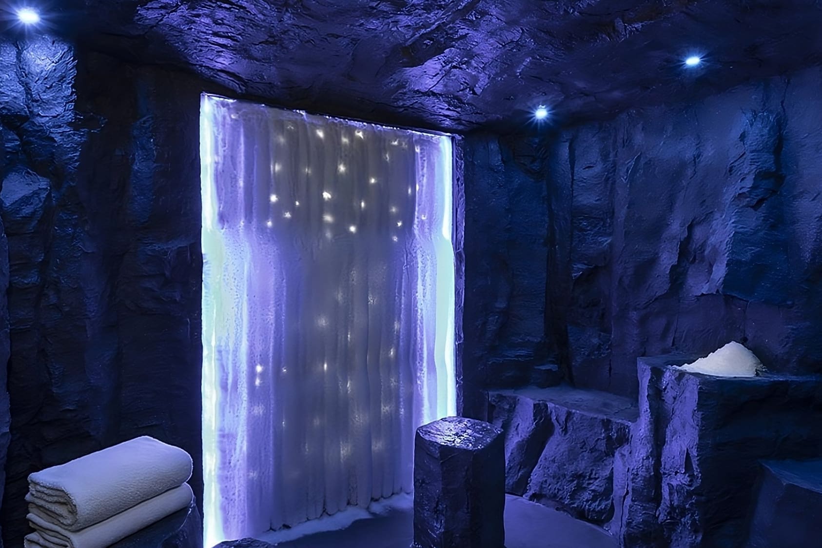 Elige Inbeca. Solución de terapia de frío. Cabina de hielo especial con cromoterapia