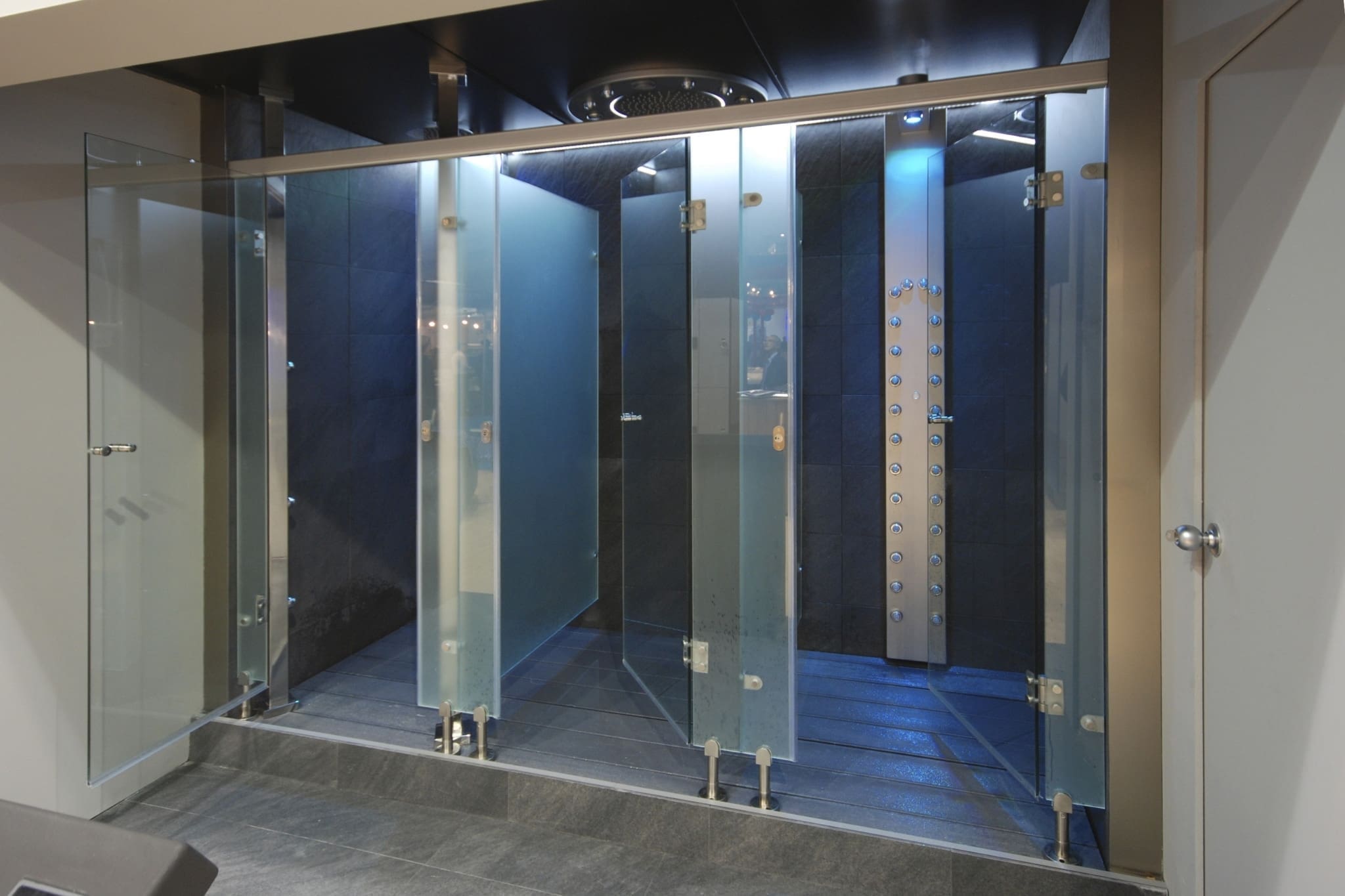 Swiss shower cabins