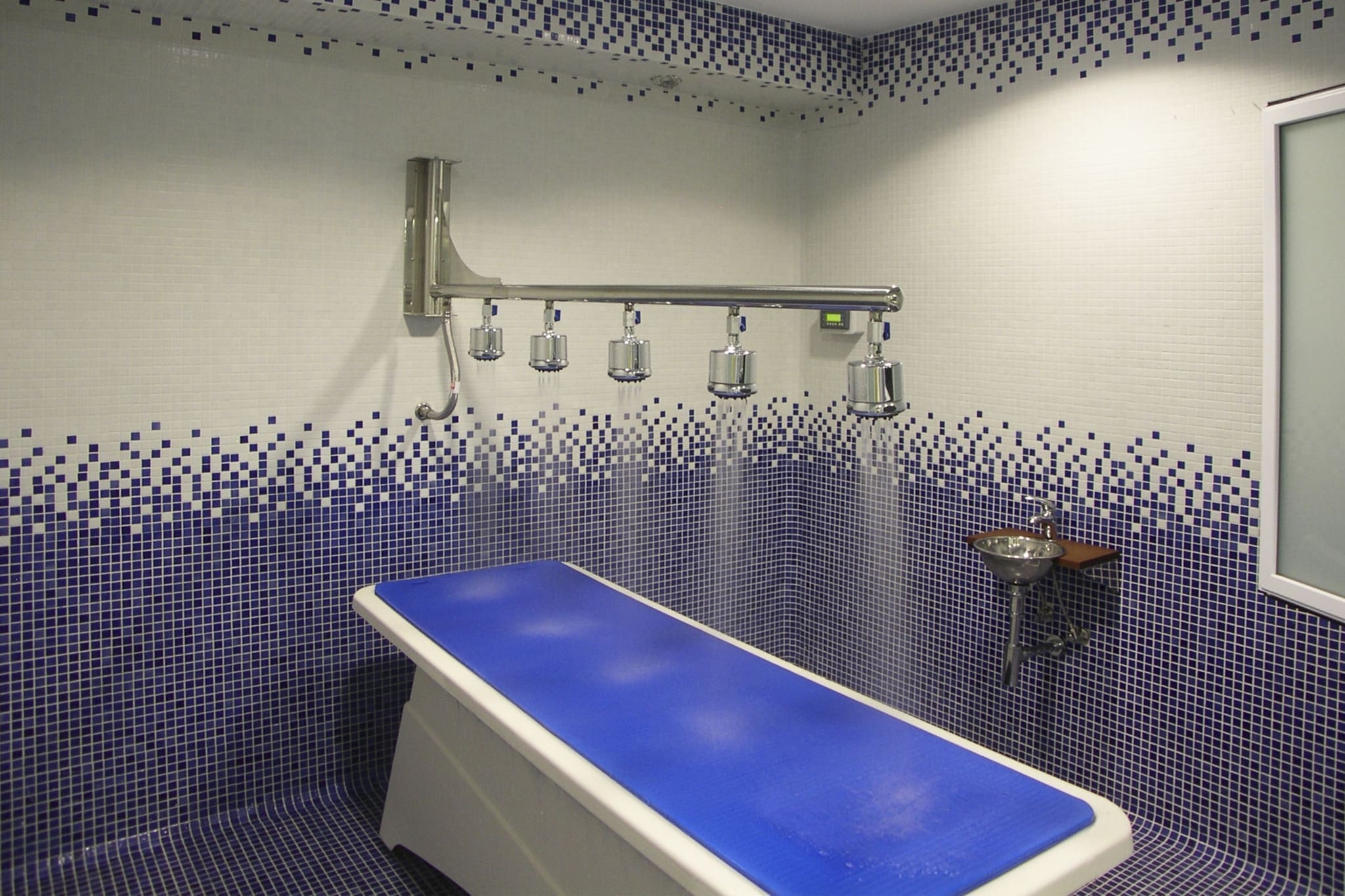 Douche bithermique Vichy avec bras articulé