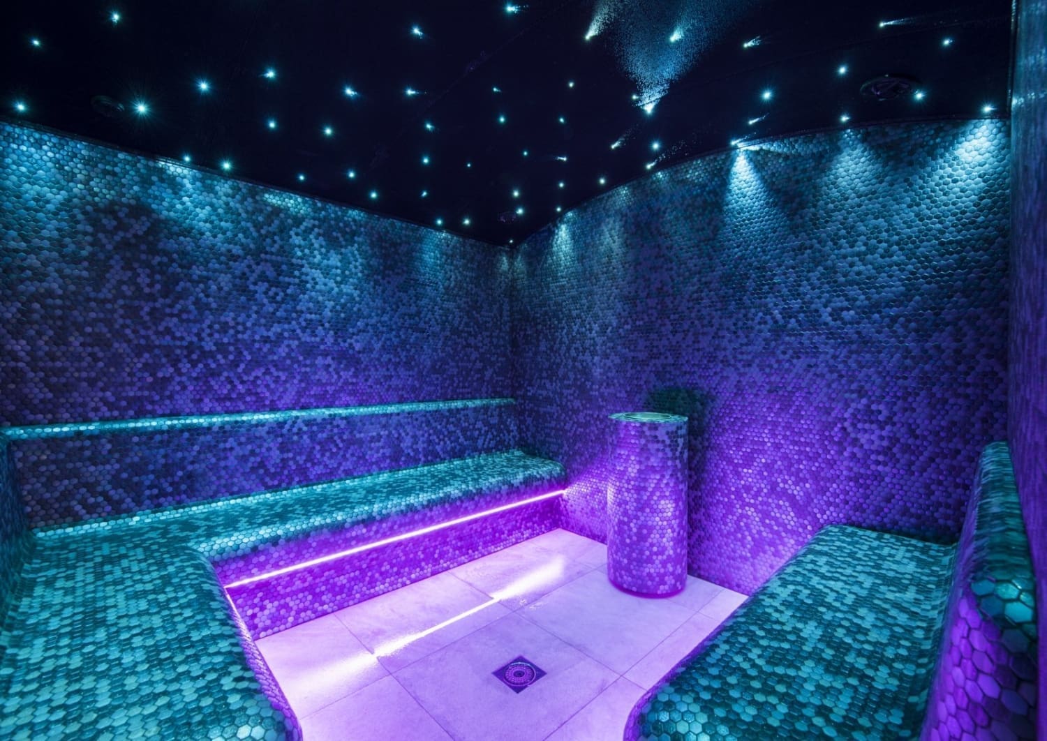 Baño turco o Hammam de mosaico