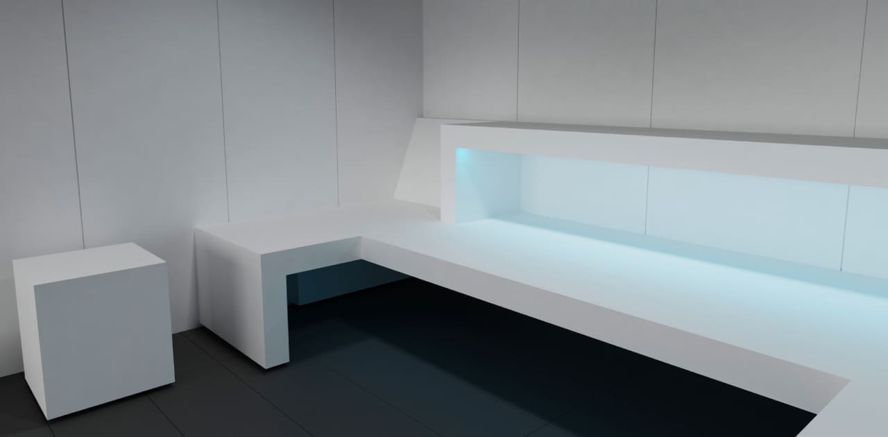 Solid Surface Home steam bath white performance