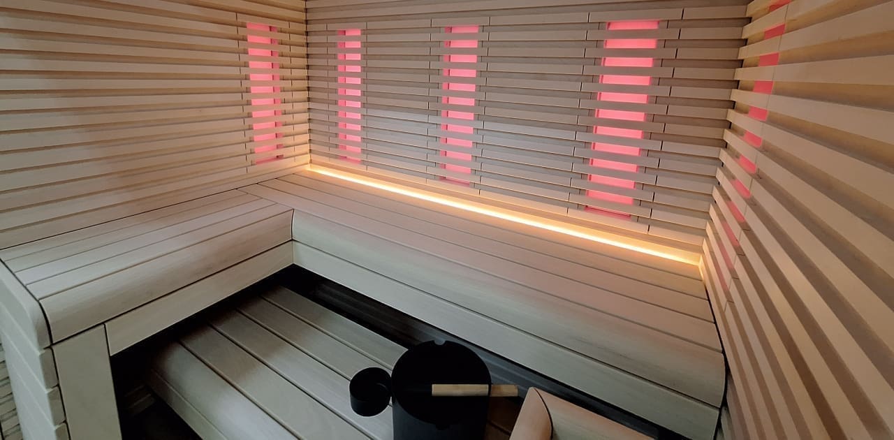 Sauna con infrarrojos