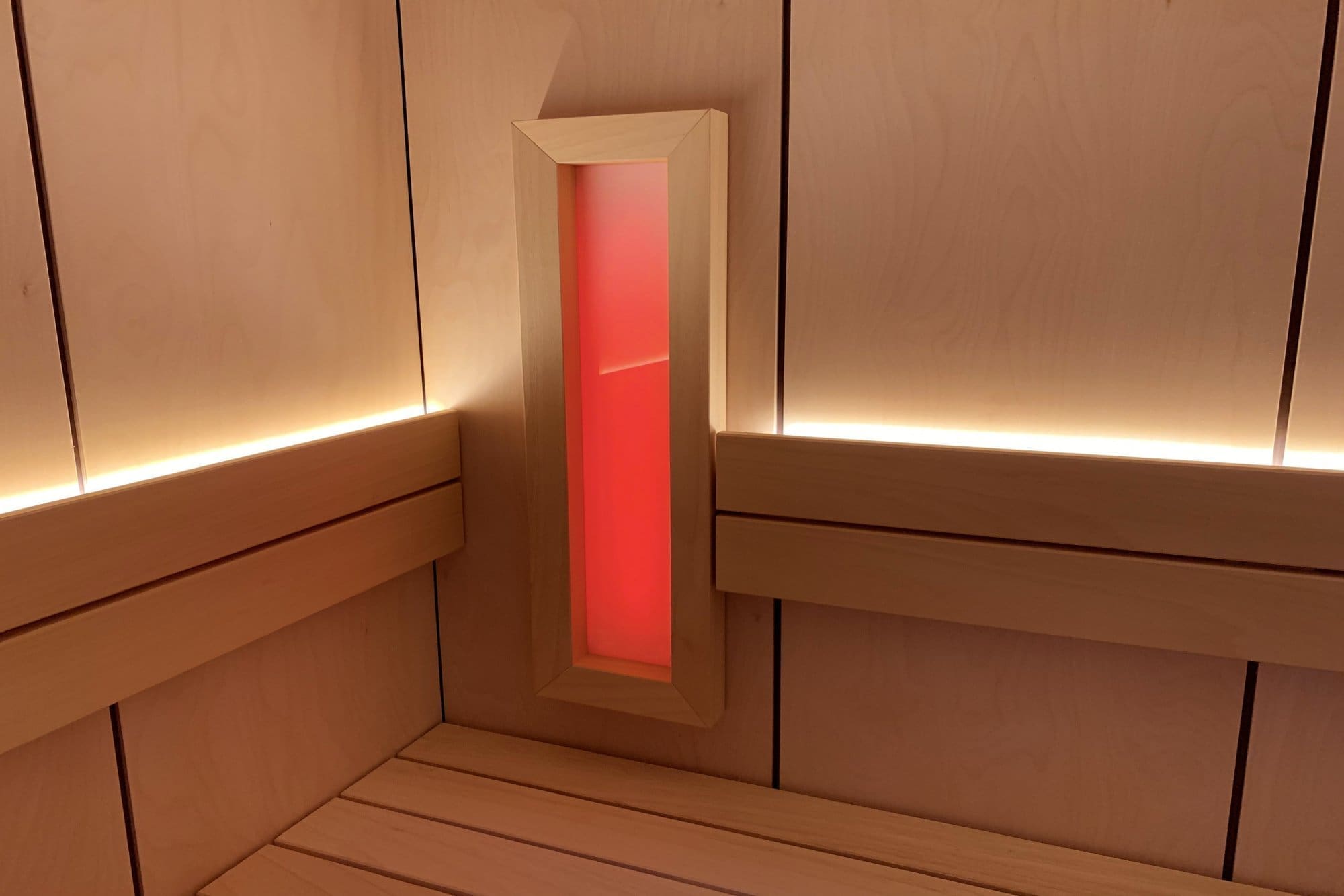 Infrared Sauna, special panels that simulate the heat of the sun.