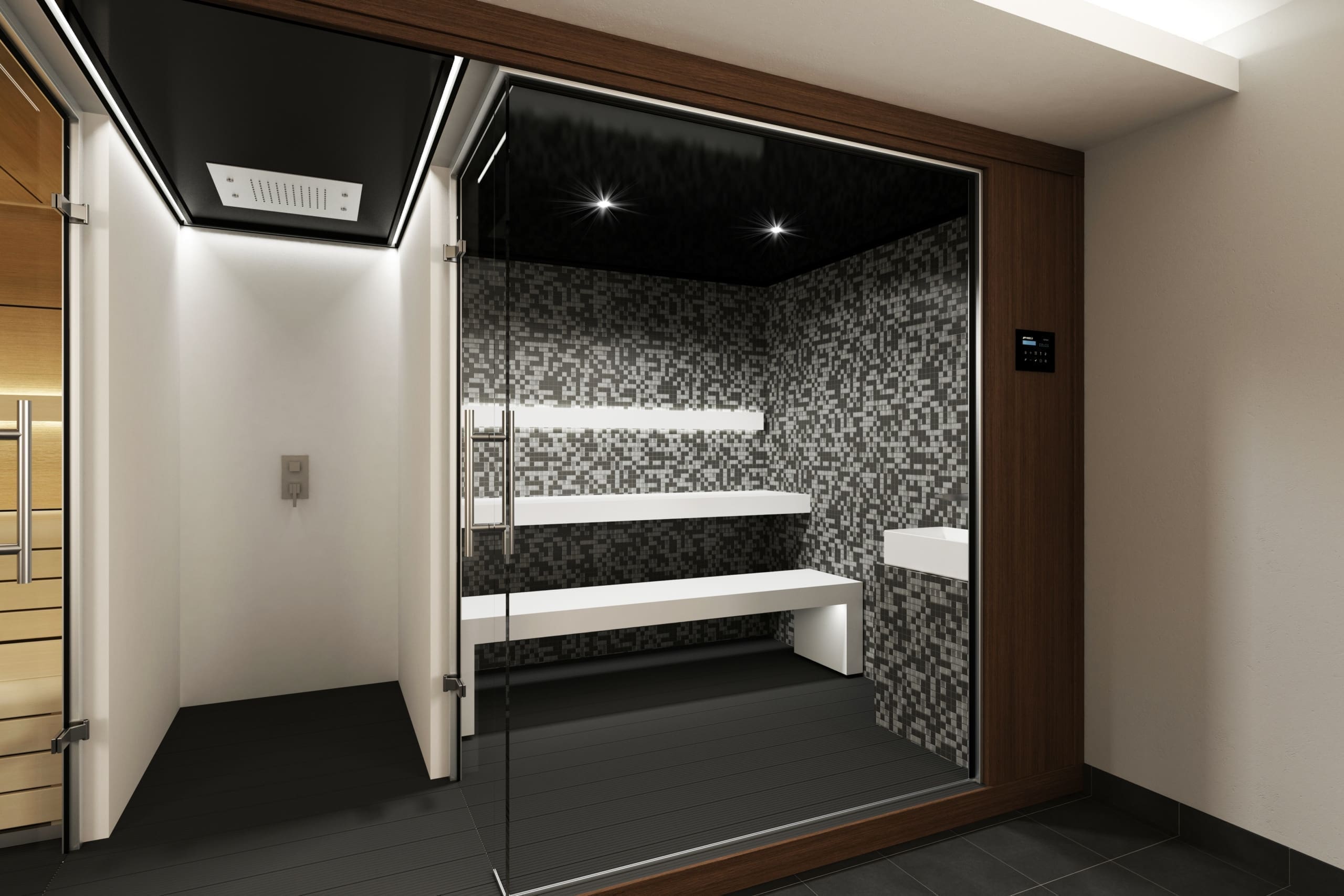 Wellhome, bain de vapeur