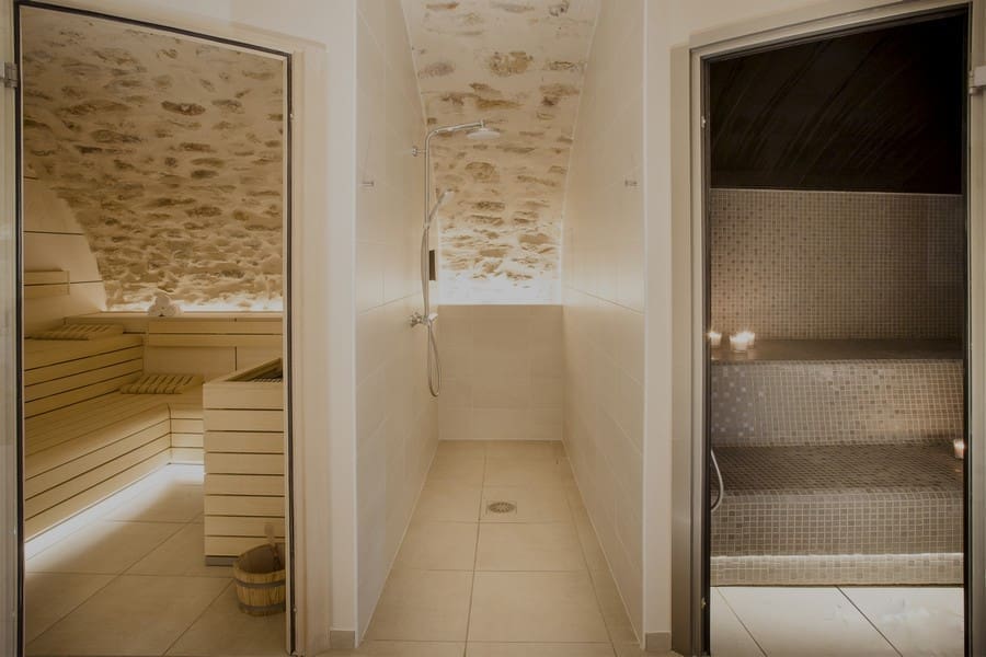 Wellhome, baño de vapor, ducha y sauna