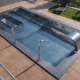 Piscina de acero inoxidable Inbeca